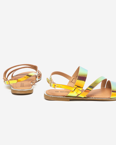 Arany női holografikus szandál Ajazz- Footwear