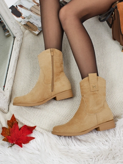 Kelmoria női öko-velúr bokacsizma