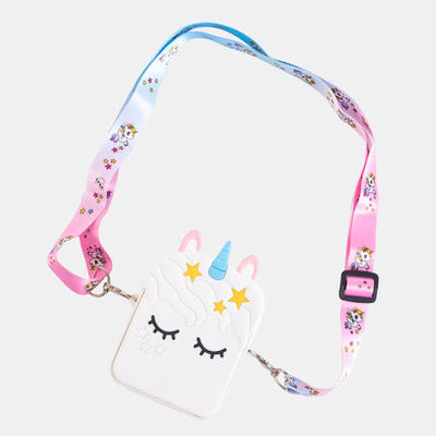 Fehér egyszarvú táska egyszarvúval - kézitáskák