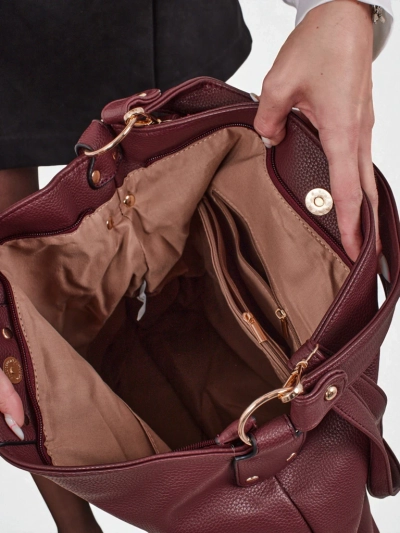 Velinda Score shopper női táska műbőrből