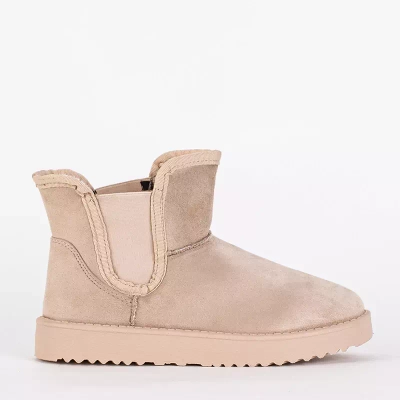 OUTLET Női bézs hócsizma Gavi - Lábbeli