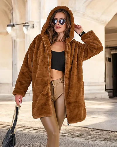 Royalfashion női szőrmekabát