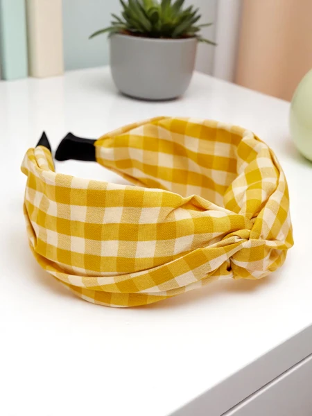 Royalfashion Clara kockás hajpántja