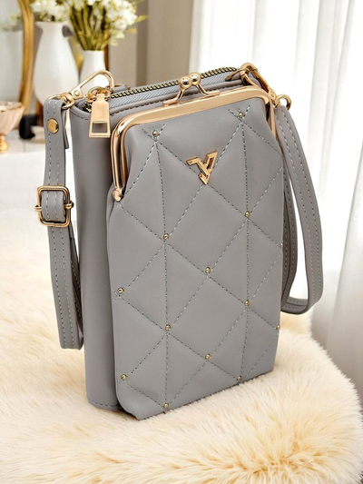 Royalfashion Multifunkciós kézitáska-pénztárca pánttal Office Charm