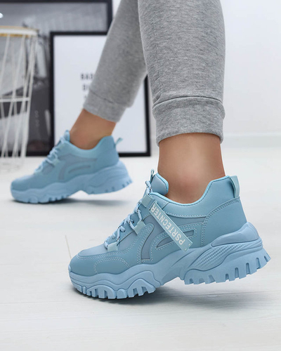 Kék női tornacipő sportcipő Evilpo- Footwear
