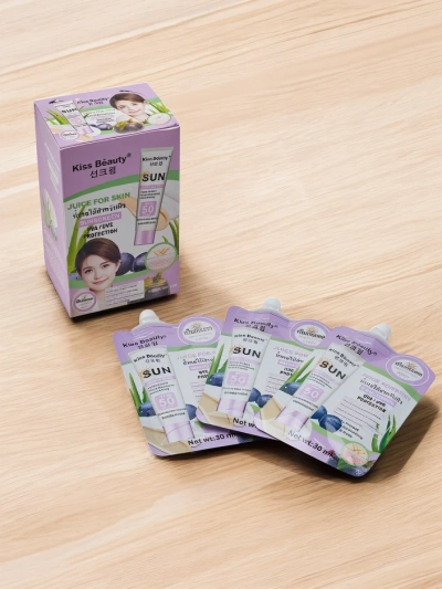 Kiss Beauty Napvédő Krém 50 SPF tasakokban 30mlx10db