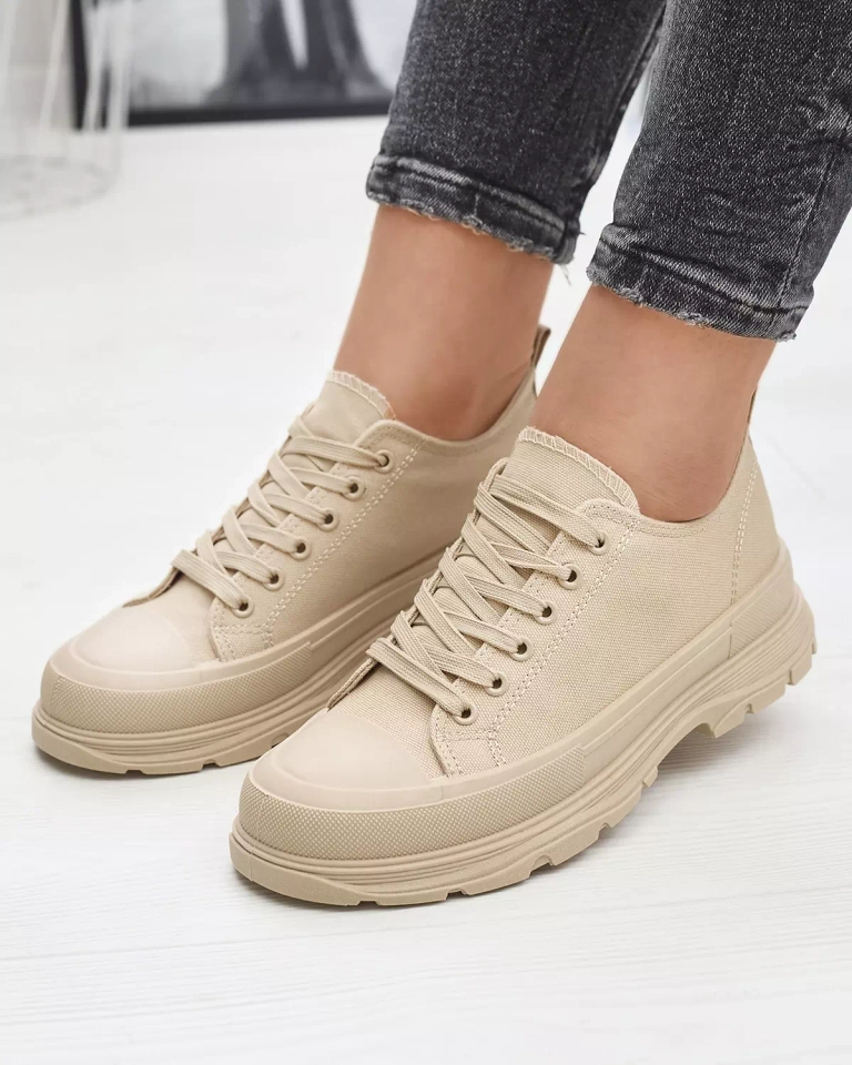 Világosbarna Ohema női sportcipő - Lábbeli