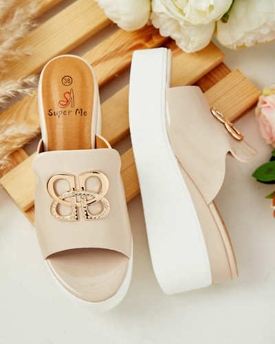 Royalfashion Lakkozott női flip-flop a Sailla oldalon
