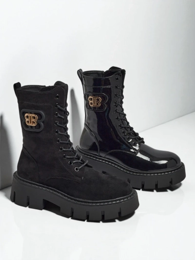 Royalfashion Női Milloze worker stílusú bokacsizma