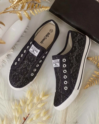 Royalfashion női Imilla brokátos tornacipő