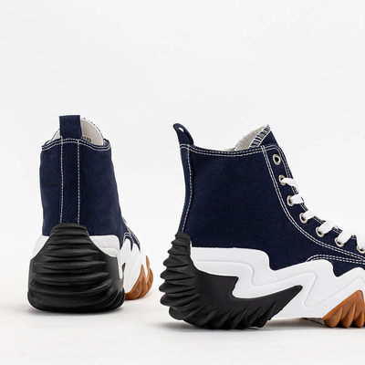 Női sötétkék sportcipő a'la tornacipő Vei - Lábbeli