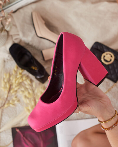 Royalfashion Női szatén Edessa pumps