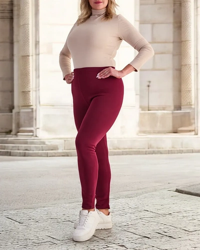 Royalfashion Női szigetelt treggings nadrág PLUS SIZE