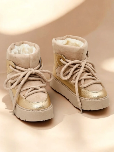 Royalfashion Női fűzős hótaposók Iniuc