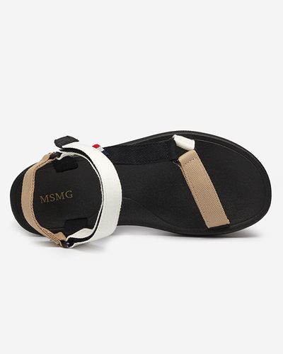 Icon Női fehér szövet szandál Ojo- Footwear