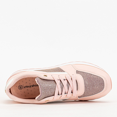 Rózsaszín női sportcipő csillámmal Berilan - Lábbeli