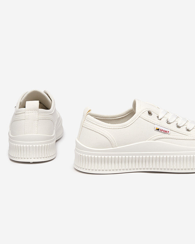 OUTLET Fehér női tornacipő Scola-Shoes