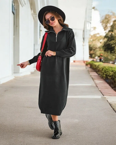 Royalfashion Női hosszú pulóverruha
