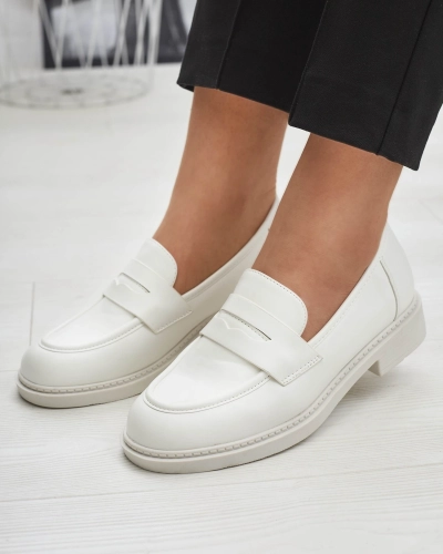 Női mokaszin fehér színben Selenna- Footwear