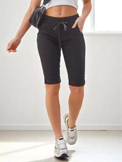 Royalfashion Viscose női térdhez érő shorts