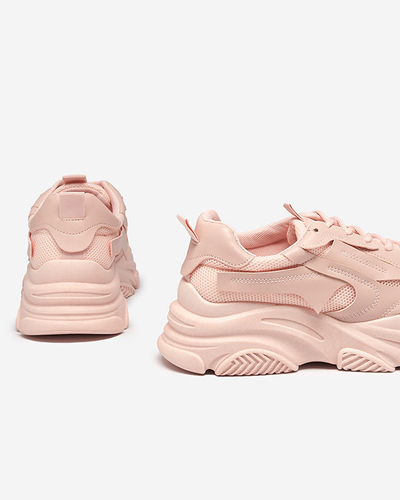 Rózsaszín női sportcipő masszív Okis talpon - Lábbeli