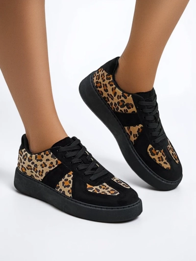 Royalfashion Női sportos sneaker leopárdmintával Big Cat