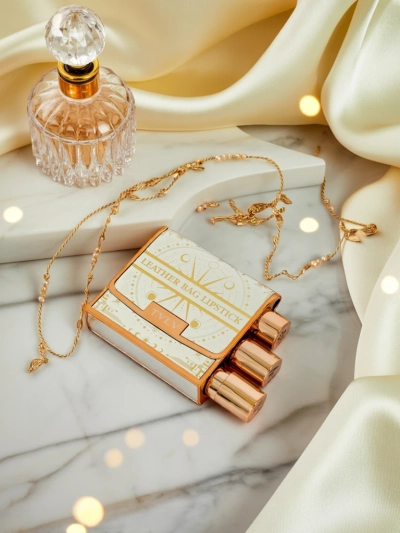 Aphrodite Aurora Luxe – Elegáns Bőr Tok Három Rúzzsal 2,5/10ml Amalfi