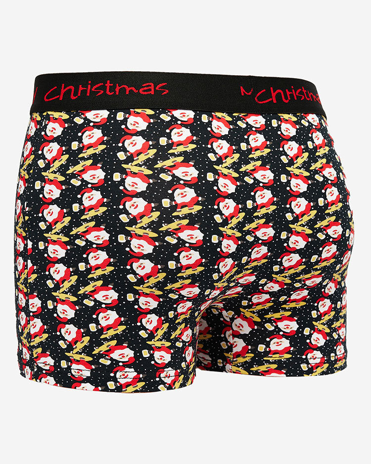 Royalfashion karácsonyi többszínű férfi boxeralsó
