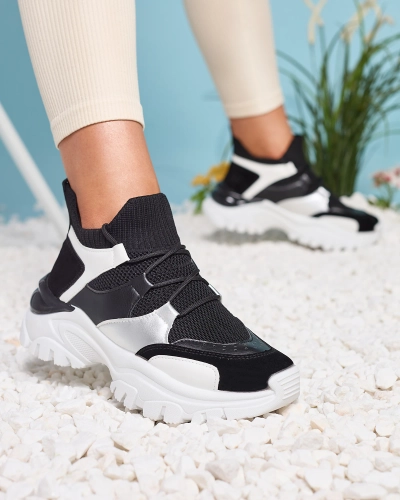 Női fehér-fekete sportcipő Ziragga- Footwear