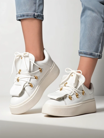 Royalfashion Női sneakers díszes nyelvvel Domatories