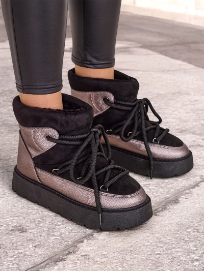 Royalfashion Női fűzős hó csizmák Iniuc