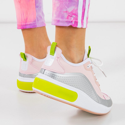 OUTLET Rózsaszín és szürke női sportcipő Tituana - Lábbeli