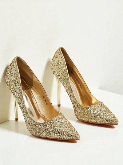 Zavrimea női öko bőr csillámos cipő