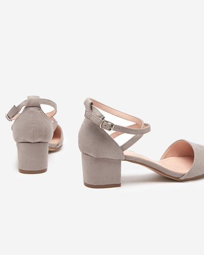 Női szürke szandál oszlopon Crisco - Footwear