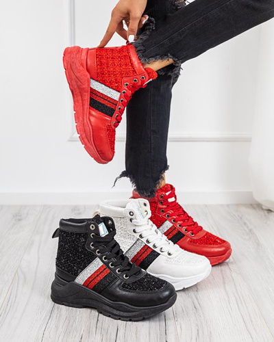 Hasmali női piros sportcipő - Lábbeli