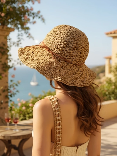 Royalfashion Női Szalmakalap Whisper Masni