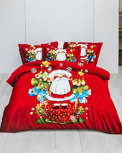 Royalfashion Karácsonyi ágyneműhuzat 160x200 3 darabos készlet