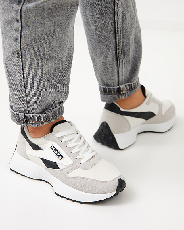 Fehér és szürke női sportcipő a Berinn-től - Lábbeli