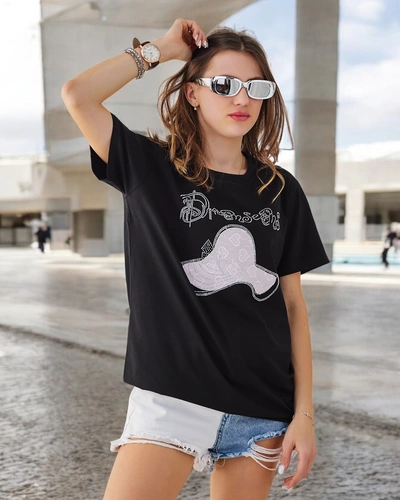 Royalfashion Női pamut blúz nyomattal