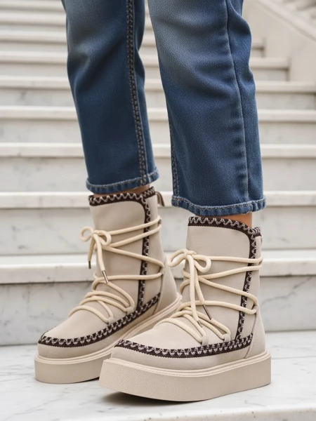 Royalfashion Női Fűzős Hógumik Siozi