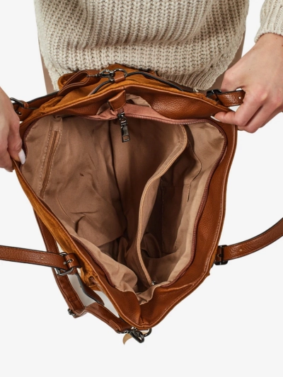 Daville női shopper táska öko-velúrbőrből