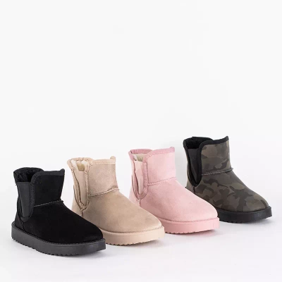 OUTLET Női bézs hócsizma Gavi - Lábbeli