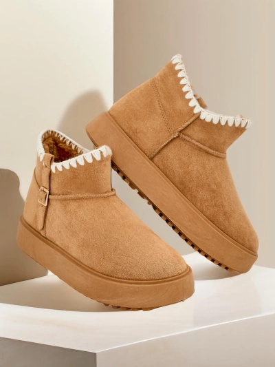 Royalfashion Rövid női hó csizma stílusú csizma Ewioz