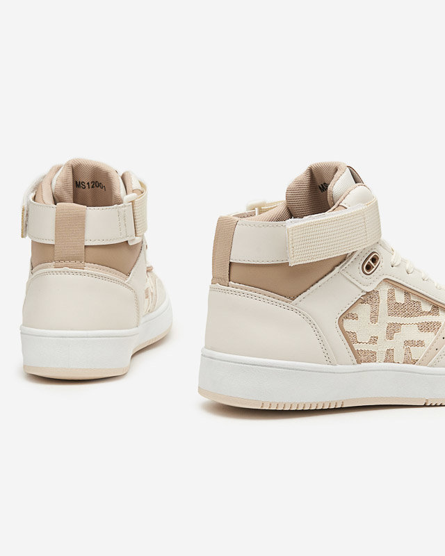 Női bézs magas szárú sportcipő Retila - Lábbeli