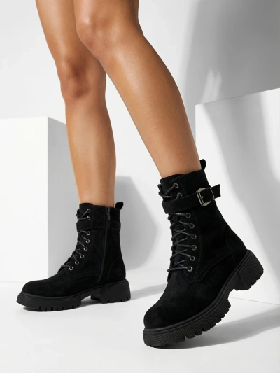 Ubill női öko velúr bokacsizma