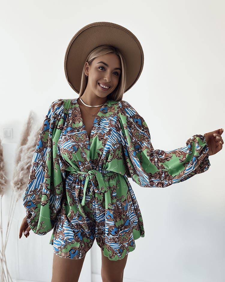 Royalfashion Női mintás kezeslábas