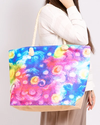 Royalfashion Nagy szövet táska nyomattal