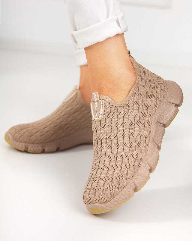 Női Világosbarna Glaio Slip-On tornacipő - Lábbeli