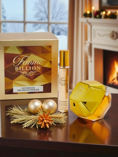 Szett Inspirált női Eau de Parfum és parfümolaj Femme Billion