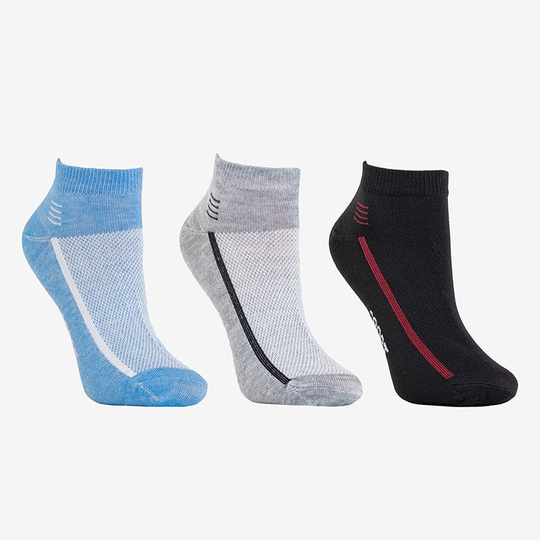 Színes női zokni 3 / csomag - Zokni